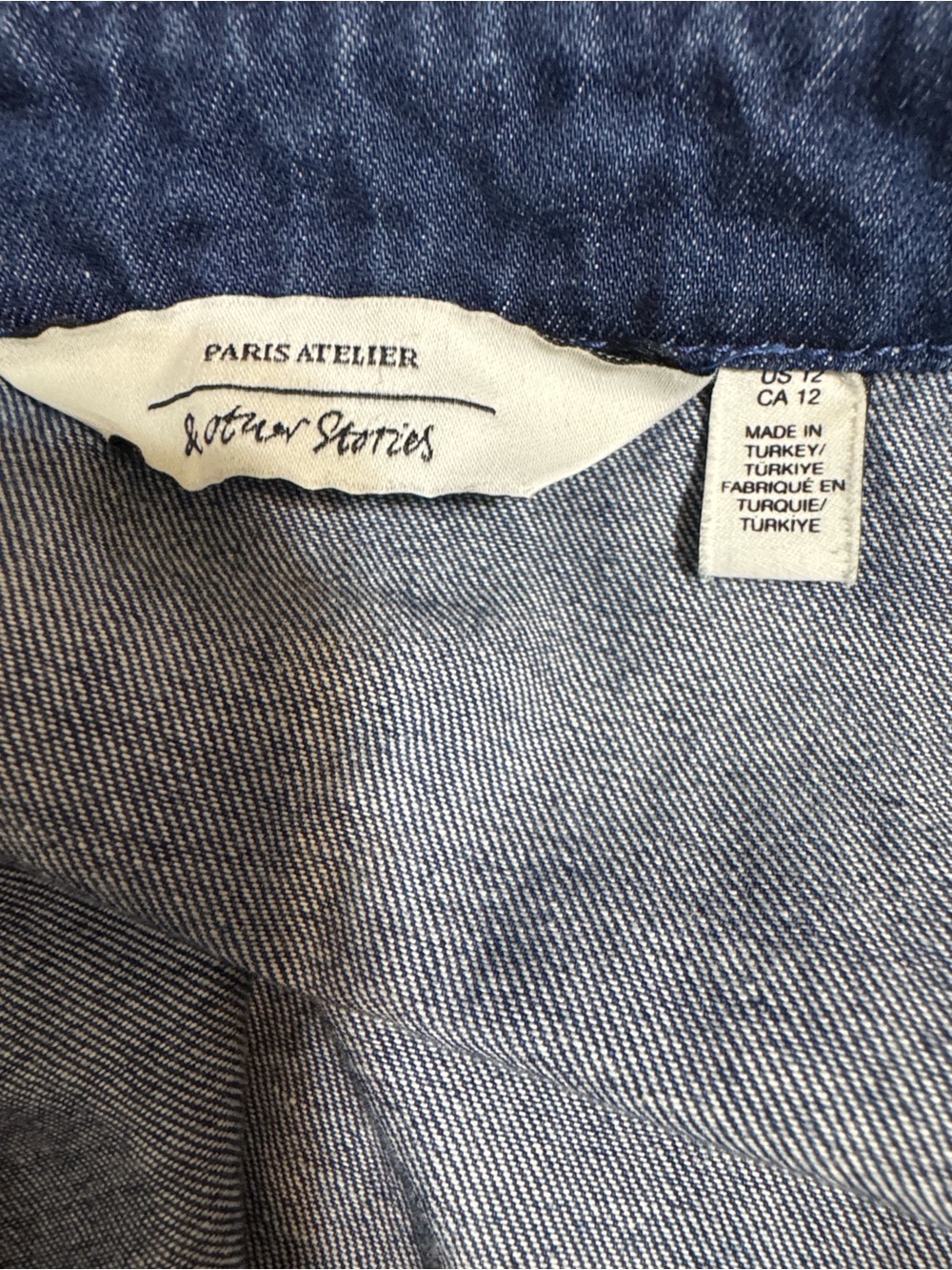 & Other Stories Paris Atelier Denim Button Down Shirt - Picture 7 of 7